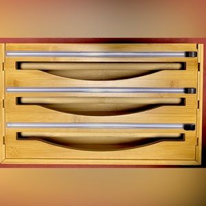 3 in 1 Organizer for Foil, Cling Film & Parchment Paper - Like New Condition